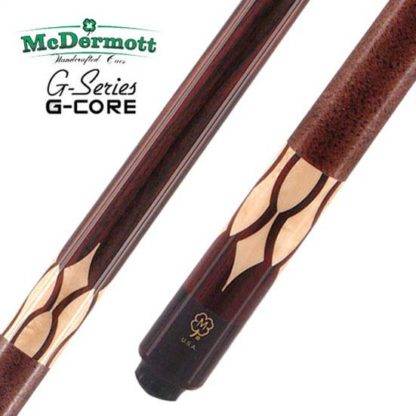 McDermott G401 Pool Cue - East Indian Rosewood with Birdseye Maple Points