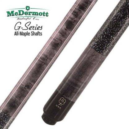 McDermott GS06 Pool Cue - Titanium Grey-Stained Michigan Maple with Irish Linen Wrap