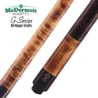 McDermott GS07 Pool Cue - Grey and Walnut-Stained Michigan Maple with Irish Linen Wrap