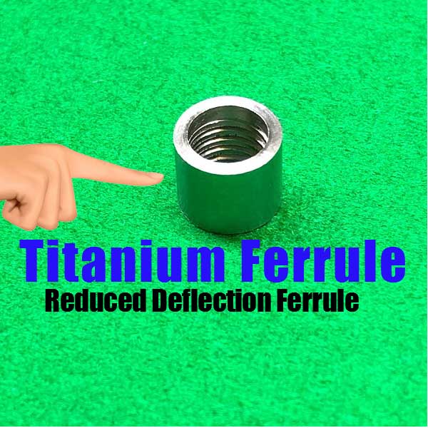 Premium Titanium Billiard Ferrules