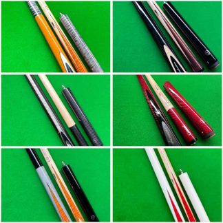 Poison Chinese 8 Ball Cue with four-radial laminated shaft for precision and durability