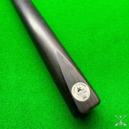 Cue Creator Zen plain ebony cue with North American ash shaft, available in custom lengths and weights